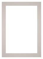 Your Decoration Passe-Partout 60x84cm/50x74cm Karton Grijs Graniet Rand 5cm Recht