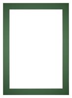 Your Decoration Passe-Partout 70x100cm/60x90cm Karton Groen Bos Rand 5cm Recht