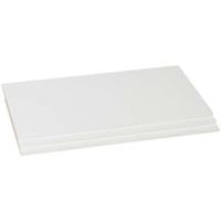 ebuy24 Verona 3 extra Ablagen Breite 89 cm weiß. - Weiß