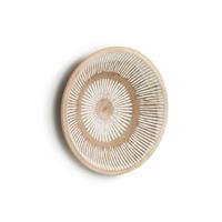 Kave Home Wanddecoratie 'Melisa' Ø30cm, kleur Naturel