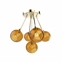 Design by Us Ballroom Molecule Deckenleuchte Bernstein/Gold