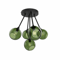 Design by Us Ballroom Molecule Deckenleuchte Army/Sort