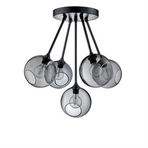 Design by Us Ballroom Molecule Deckenleuchte Rauchfarben/Schwarz