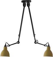 Lampe Gras N302 Ceiling Lamp Double Mat Black & Mat Yellow