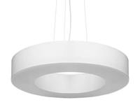 SL.0749 Pendelleuchte saturno slim 50 weiß l: 50, b: 50, h: 110cm, Fassung E27, dimmbar - Sollux