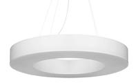 SL.0753 Pendelleuchte saturno slim 70 weiß l: 70, b: 70, h: 110, Fassung E27, dimmbar - Sollux