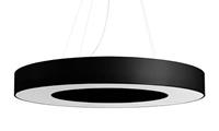 SL.0754 Pendelleuchte saturno slim 70 schwarz l: 70, b: 70, h: 110, Fassung E27, dimmbar - Sollux