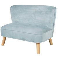 Roba Kinderbank Lil Sofa Junior 48 X 70 X 50 Cm Fluweel Blauw