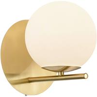 BES LED Led Wandlamp - Wandverlichting - Trion Pora - E14 Fitting - Rond at Goud - Aluminium