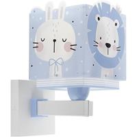 Dalber Wandlamp Baby Jungle 13,5 X 20 X 24 Cm E27 Blauw/wit