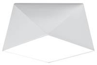 SL.0686 Deckenleuchte hexa 25 weiß l: 30, b: 30, h: 15, Fassung E27, dimmbar - Sollux