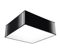 SL.0142 Wandleuchte horus schwarz l: 25, b: 25, h: 12, Fassung E27, dimmbar - Sollux