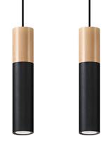 SOLLUX lighting Pendelleuchte PABLO, GU10, 1 St., Hängeleuchte, Hängelampe
