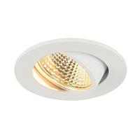 SLV LED Deckeneinbauleuchte New Tria 5,3W 2700K 300lm rund in Weiß