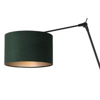 Steinhauer Wandlamp prestige chic 8121 zwart kap groen velours