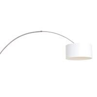 Steinhauer Wandlamp Sparkled light 8142st staal kap wit chintz