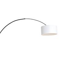 Steinhauer Wandlamp Sparkled light 8136zw zwart kap wit chintz