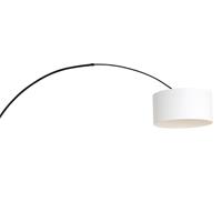Steinhauer Wandlamp Sparkled light 8138zw zwart kap wit linnen
