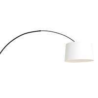 Steinhauer Wandlamp Sparkled light 8193zw zwart kap linnen wit