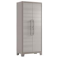 Keter Lagerschrank mit Regalböden Gulliver Beige und Braun 182 cm 