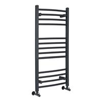 Artle - Design-Handtuchheizkörper in Anrazit - Gebogene Sprossen - 1000 x 498 mm