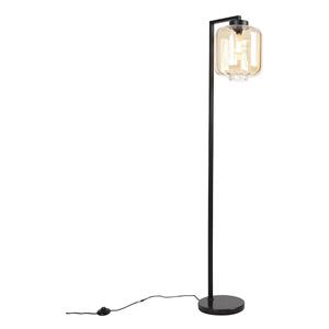 QAZQA Vloerlamp qara - Beige - Design - L 360mm