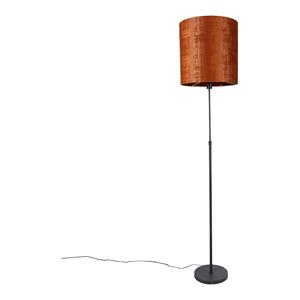 QAZQA Vloerlamp parte - Oranje - Modern - D 40cm