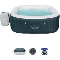 Bestway Aufblasbarer Whirlpool  Lay-Z-Spa Ibiza Für 4-6 Personen Quadratisch 180x180x66 cm