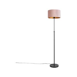 QAZQA Vloerlamp parte fl - Roze - Landelijk / Rustiek - D 350mm