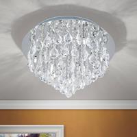 Orion Plafondlamp Celeste met K9-kristallen Ø45cm chroom