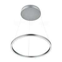 Knapstein LED hanglamp Lisa-60, CCT, dimbaar, mat nikkel