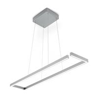 Knapstein LED hanglamp MARISA-100, mat nikkel, 100 x 20cm
