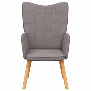 VIDAXL Relaxsessel Taupe Stoff