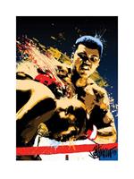 Muhammad Ali Sting Petruccio Kunstdruk 60x80cm