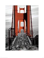 Golden Gate Bridge San Francisco Kunstdruk 60x80cm