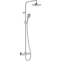 Vernis Blend chrom, Showerpipe 200 1jet EcoSmart mit Thermostat 26089000 - Hansgrohe