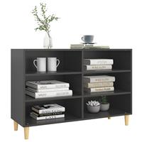 VIDAXL Sideboard Grau 103,5x35x70 cm Spanplatte