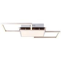 Brilliant ZELIA LED Deckenleuchte 51 cm Metall / Kunststoff Nickel eloxiert, G99379/68