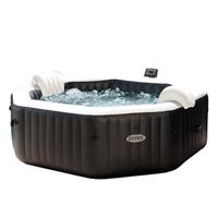 intex Pool Pure SPA Jet + Bubble Deluxe octagon, onyx black, 218/168 cm