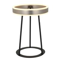 Lucande Seppe LED tafellamp, nikkel