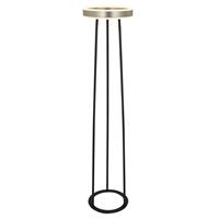 Lucande Seppe LED-Stehleuchte, Ø 30 cm, nickel