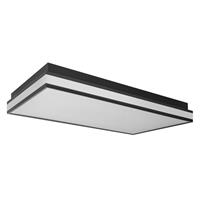 LEDVANCE Smart+ LED Deckenleuchte Orbis in Schwarz 42W 4400lm 300x600mm Tunable White
