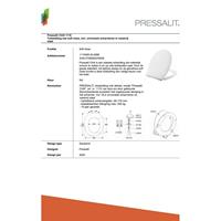 Pressalit CLOSETZIT.SOFTCL+LIFTOFF WIT  CHILI 11100