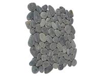 BadkamerExclusief Pebble Stones on net, zwart