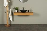 BadkamerExclusief Wastafelblad teak 110 cm Organic