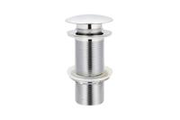 BadkamerExclusief Lange afvoerplug clickwaste BE-I100 C chroom afsluitbaar 1¼