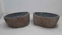 BadkamerExclusief Rots waskommen set RM0809 AB, 45*33*15 cm