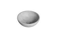 BadkamerExclusief Waskom beton, licht beton rond 36*14,5 cm BET-505lc