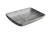 BadkamerExclusief Betonnen waskom, donker beton rechthoek 56,5*37*12 cm BET-506dc