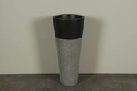 BadkamerExclusief Staande wasbak waszuil 90 cm TZS PS 01 zwart